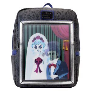 NEW Loungefly Haunted Mansion Widow Bride Portrait Lenticular Mini Backpack